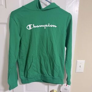 Boy’s Kelly Green Champion hoodie net size 10-12